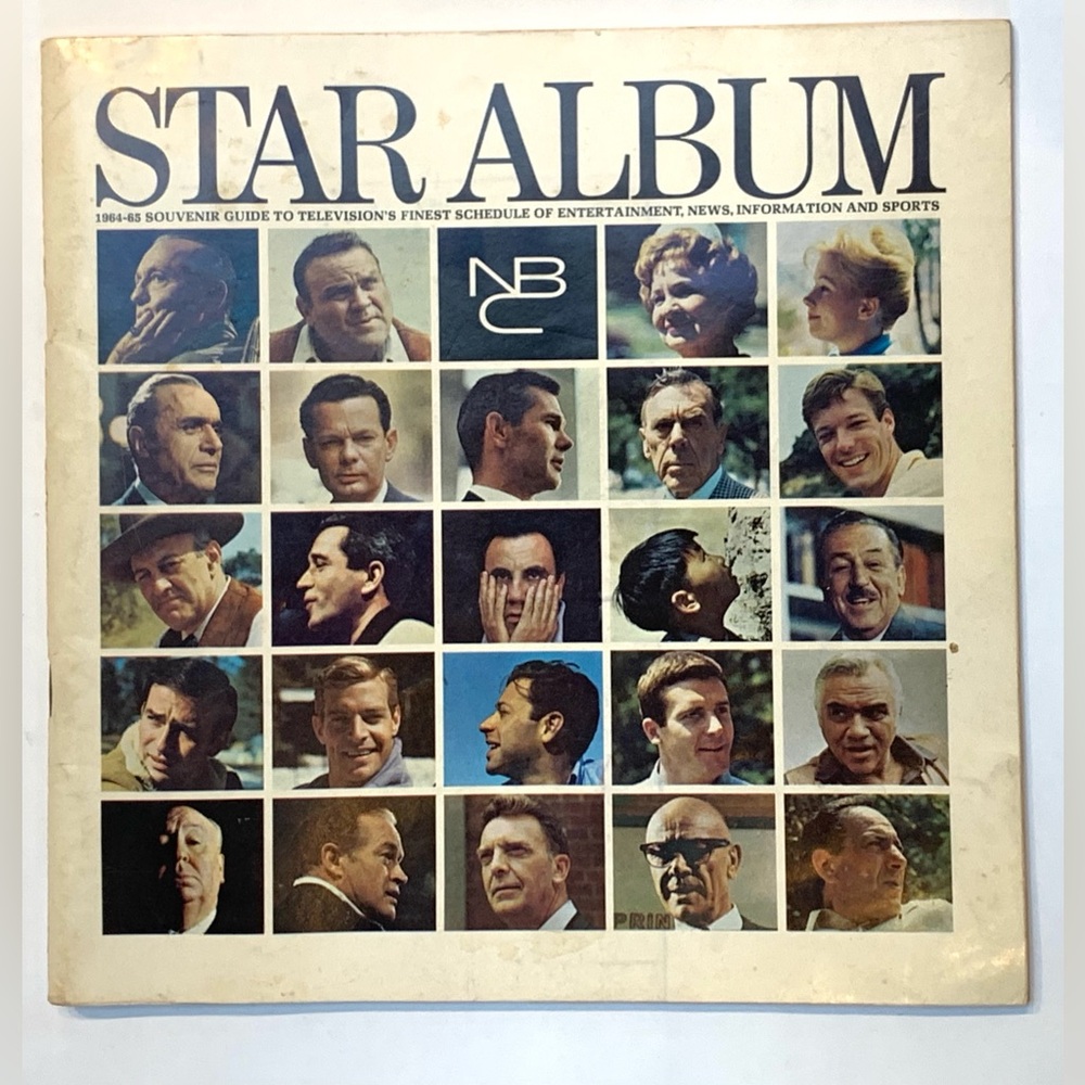 1964-65 TV Guide STAR ALBUM 1964 1965 NBC Guide to TVs Entertainment News Sports